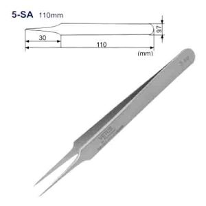 Super Fine High Precision SS Tweezers (5-SA)