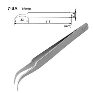 Super Fine High Precision SS Tweezers (7-SA)