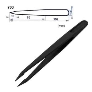 Plastic Conductive Tweezer (703)