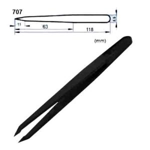 Plastic Conductive Tweezer (707)