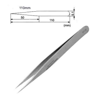 High Precision Stainless Steel Tweezers (ST-10)